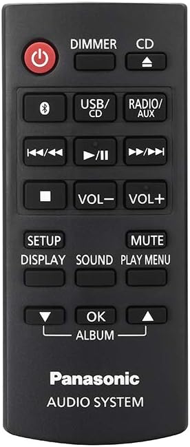 Panasonic SCUX100EK Mini System Microcadena (USB, Bluetooth, Acabado Mate, Estereo, MAX JukeBox, 300 W RMS