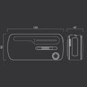 Muse MH-07 DS, Radio portátil, Bandas de radio FM/MW/SW1/SW2, Antena telescópica, Dinamo a manivela, USB jack, Adaptador mini jack (Mini USB), Alimentación por dinamo y energía solar, Sirena de emergencia y luz de alerta parpadeanteela