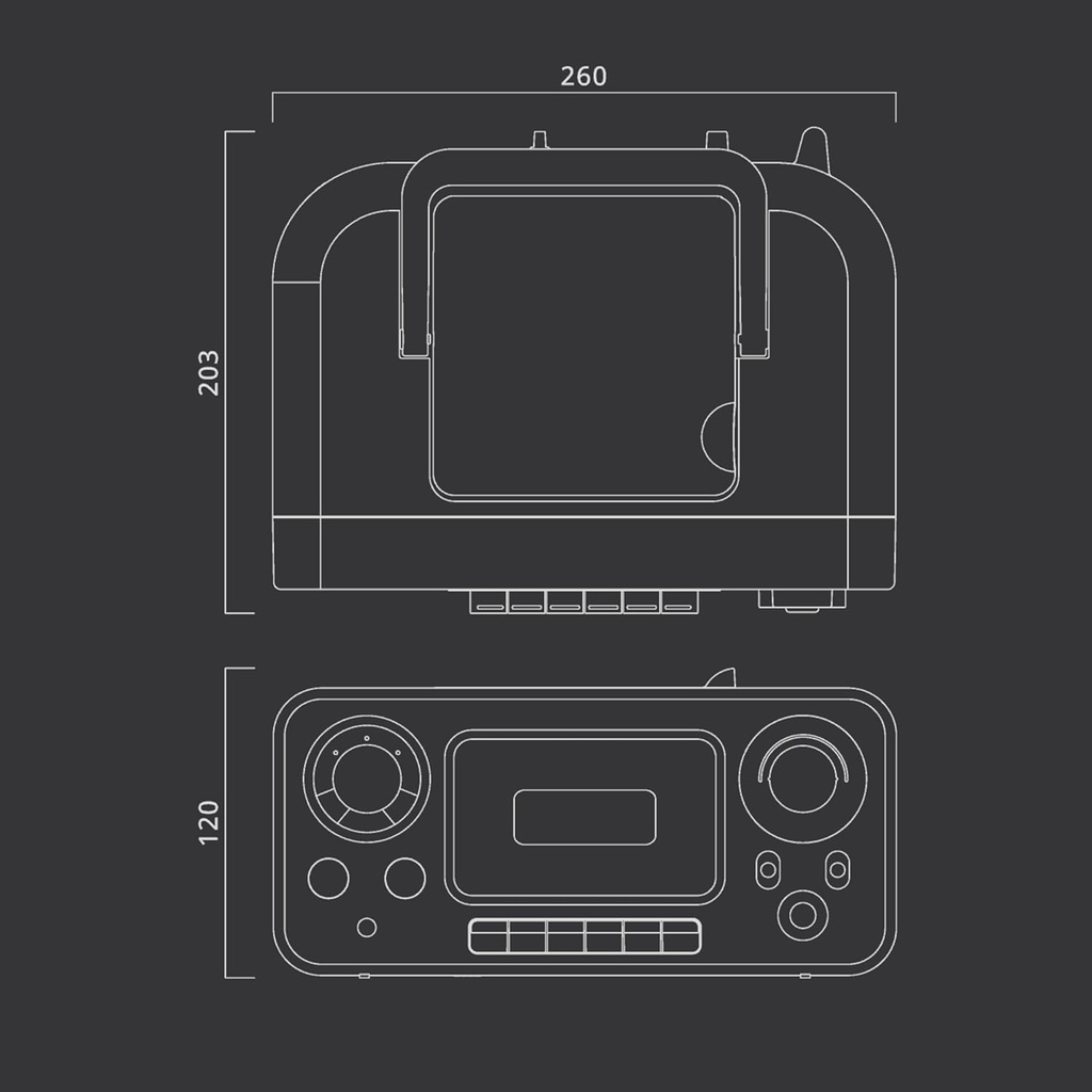 RADIO CASSETTE CD M182RCD MUSE