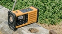 Sangean MMR-88 DAB, radio de emergencia con manivela y carga solar, DAB+ / FM, camuflaje