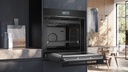 Siemens HM736GAB1, horno con microondas, humidClean, display touch Plus, iQ700