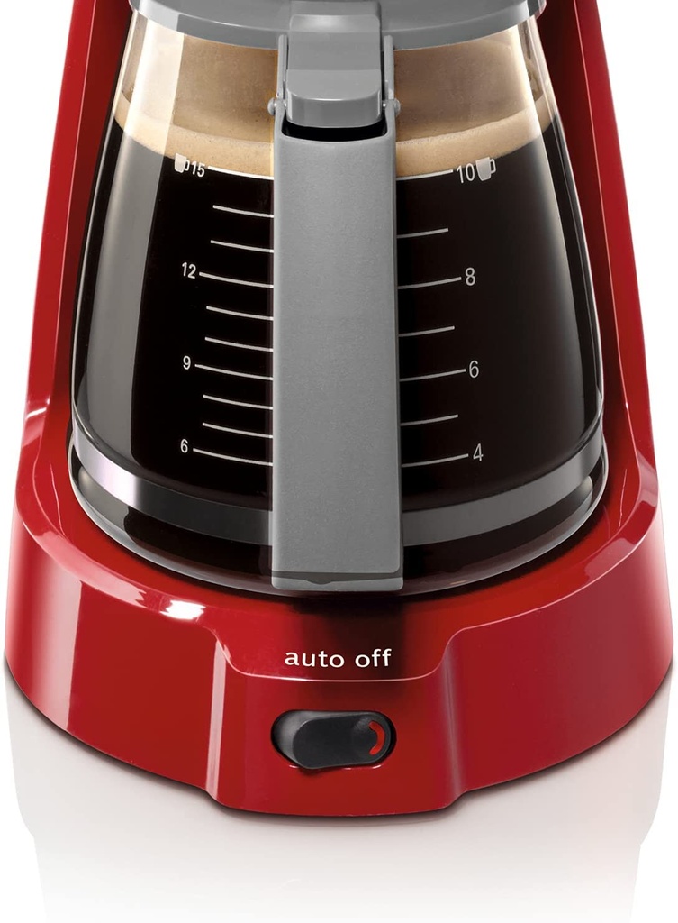 CAFETERA GOTEO BOSCH TKA3A034 ROJA 10/15 TAZAS
