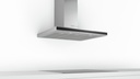 Bosch DWB97FM50, Campana decorativa de pared, ancho 90 cm, box Slim cristal negro, serie 4