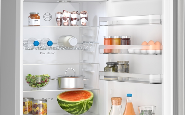 Bosch KGN392LAF,  Frigorífico combi , 2 puertas, No Frost, 203 x 60 cm, Inox, Serie 4