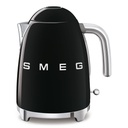 SMEG KLF03BLEU, hervidor eléctrico, 50's Style, 1,7l, 2400W, base 360º, negro