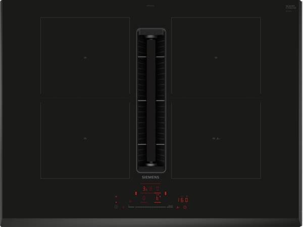 Siemens ED751HQ26E, Placa de inducción con extractor integrado, 70 cm, sin perfiles, iQ500