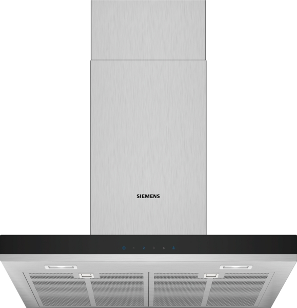 Siemens LC67BHM50, campana decorativa de pared, 60 cm, acero inoxidable, iQ300
