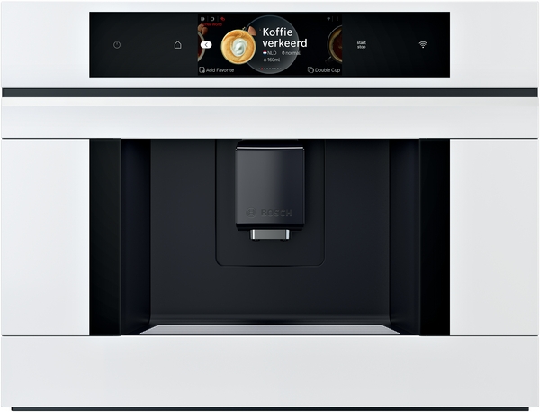 Bosch CTL7181W0, Centro de café gourmet, presion 19 bares, cristal blanco, serie 8