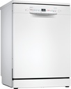 Bosch SMS2HMW04E, lavavajillas de libre instalación, ancho 60 cm, 3ª bandeja, clase D, inox, Serie 2