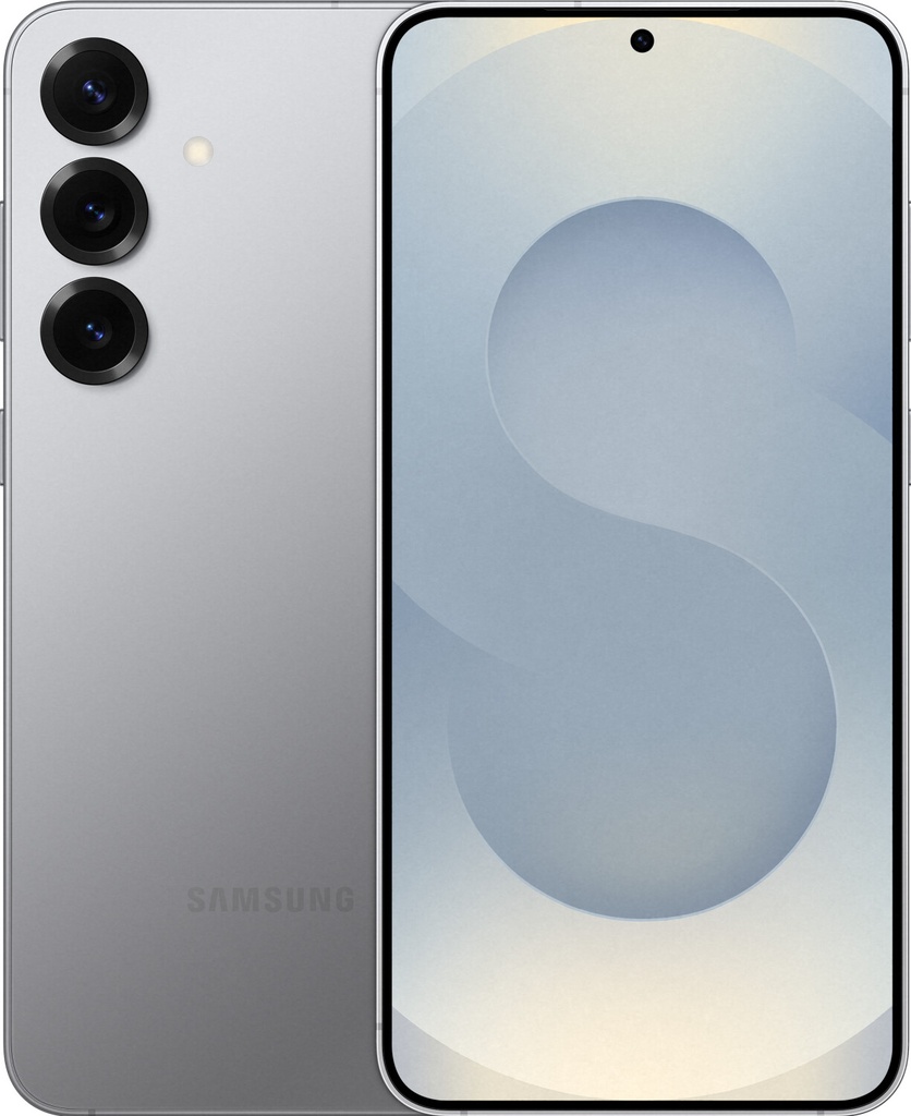 Telefono Samsung Galaxy S25 +, Pantalla 6,7" AMOLED, Procesador Snapdragon 8, Cámara 50mpx, Memoria Ram 12GB, Memoria Interna 512GB, Color Gris