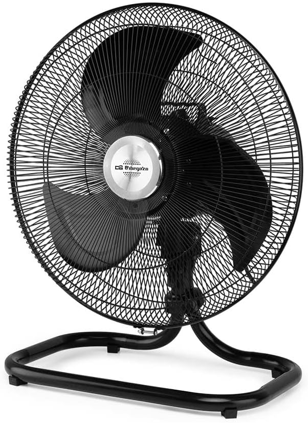 Orbegozo PWO 0845, ventilador industrial, 110W, 3 velocidades, 3 posiciones, negro