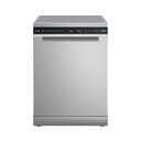 Whirlpool W7F HS41 X, lavavajillas libre instalación, 60cm, 15 cubiertos, PowerClean Pro, blanco, clase C