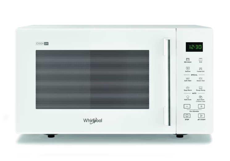 Whirlpool MWP 254 W, microondas con grill, 25l, blanco