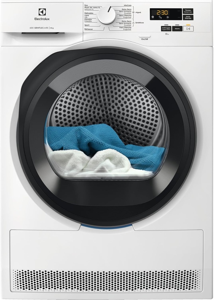 Electrolux EDI618A5BO, Secadora con bomba de calor serie 600 GentleCare de 8 kg