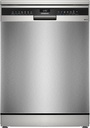Siemens SN23HI02ME, Lavavajillas libre instalación, 60 cm, iQ300, acero antihuellas