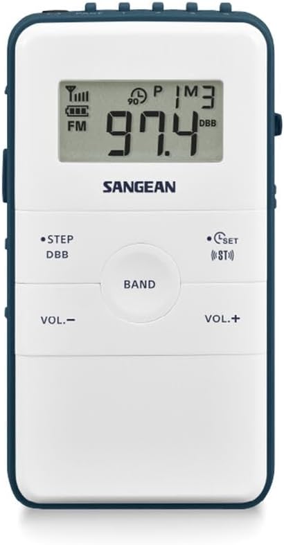 Sangean DT-140, radio AM / FM, estéreo de bolsillo, negro