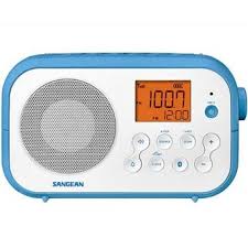 Sangean PR-D12BT, Radio portátil, Bluetooth, Am/FM con sintonización digital y alerta meteorológica
