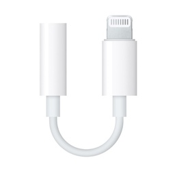 [MMX62ZM/A] Apple MMX62ZM, adaptador Lightning a toma de auricular 3,5mm, color blanco