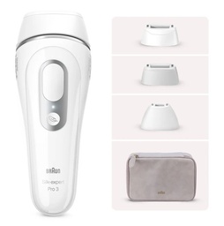 [PL3020] Braun PL3020, depiladora de luz pulsada Silk-Expert Pro 3, SensoAdapt, blanco
