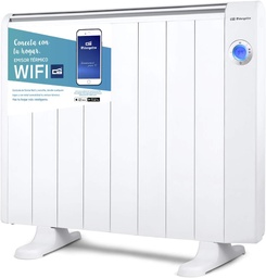 [RRW 1500] Orbegozo RRW 1500, emisor térmico, Wi-Fi, 1500w, 8 elementos, 7°C – 35°C, función detección de ventanas abiertas, blanco