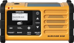 [SMMR88DAB] Sangean MMR-88 DAB, Radio de emergencia con manivela y carga solar, DAB+ / FM