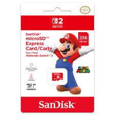 [Tarjeta Micro SD Switch 2 256GB] Tarjeta Micro SD Express Sandisk 256GB para Nintendo Switch 2
