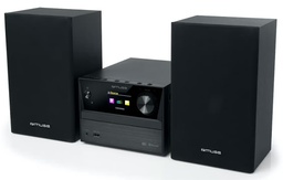 [M70DBT] Muse M-70 DBT, Sistema micro CD/MP3 con DAB+/FM Bluetooth/USB, Compatible con CD, CD-R/RW, MP3, Pantalla a color de 2,4'', Bluetooth V.5.0., 30 presintonías FM/30 DAB, RDW, Reloj, 2 alarmas