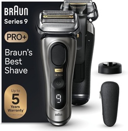 [9515s] Braun 9515s, afeitadora eléctrica, serie 9 Pro+, ProTimmer integrada, base de carga, Wet&Dry