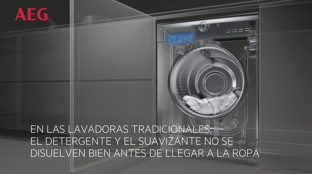AEG LFN8E8436C, lavadora integrable, 8 kg, 1.400rpm, motor inverter, serie 8000, clase A