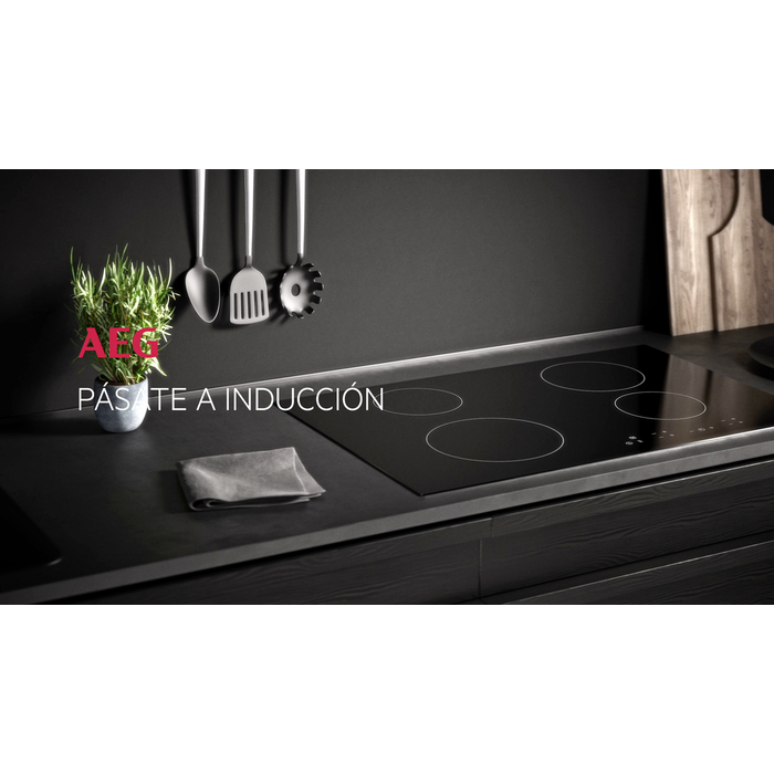 AEG IKE84475FB, placa inducción, 80cm, zona flex, zona 32cm, serie 6000