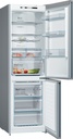 Bosch KGN36VIEA, frigorífico combi, 2 puertas, No Frost, 186 x 60cm, inox, serie 4, clase E