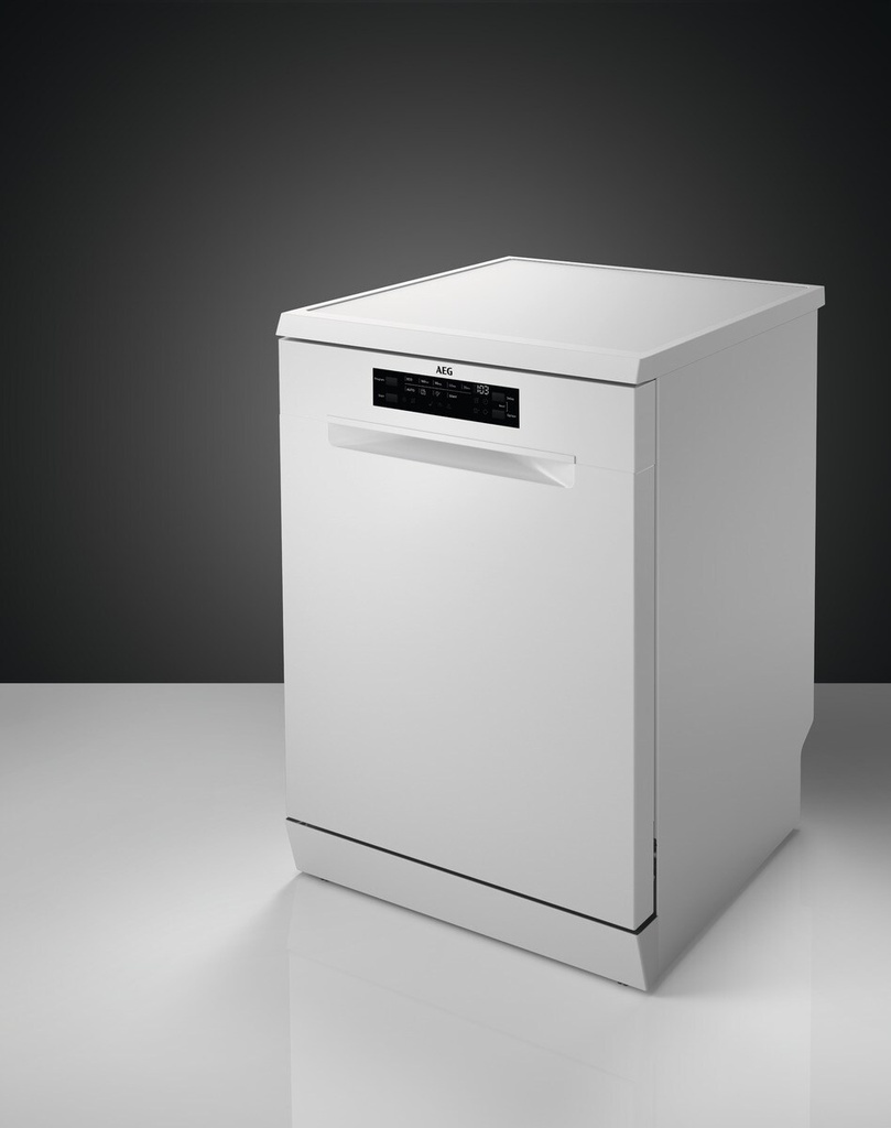 AEG FFB33607ZW, lavavajillas de 60cm, serie 3000, AirDry, para 13 cubiertos, blanco, clase D