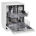 LG DF141FW, lavavajillas 60 centímetros, 14L, con función QuadWash Direct Drive, blanco, clase D