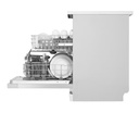 LG DF141FW, lavavajillas 60 centímetros, 14L, con función QuadWash Direct Drive, blanco, clase D