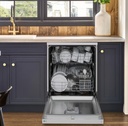 LG DF141FW, lavavajillas 60 centímetros, 14L, con función QuadWash Direct Drive, blanco, clase D