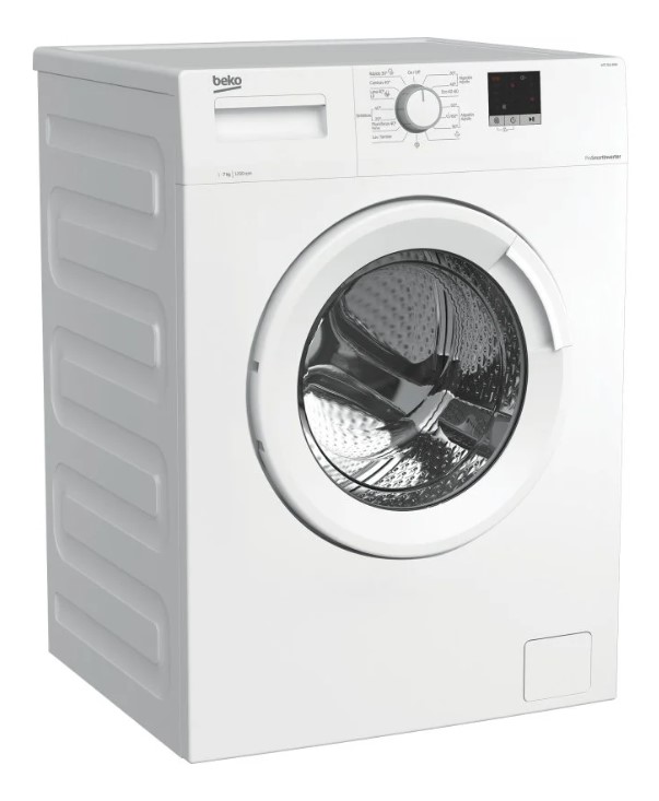 Beko WTE 7611 BWR, lavadora libre instalación, 7kg, 1200rpm, blanco, clase D