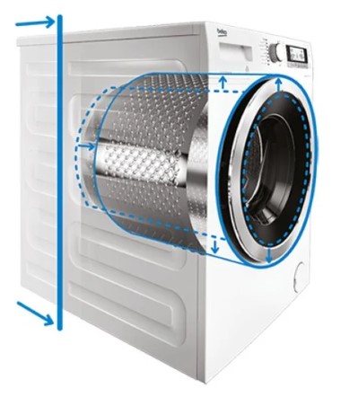 Beko WTE 7611 BWR, lavadora libre instalación, 7kg, 1200rpm, blanco, clase D