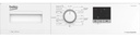 Beko WTE 7611 BWR, lavadora libre instalación, 7kg, 1200rpm, blanco, clase D