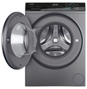 Haier HW90-B14939S8, lavadora libre instalación, inox, 9kg 1400 rpm, Motor Inverter, clase A