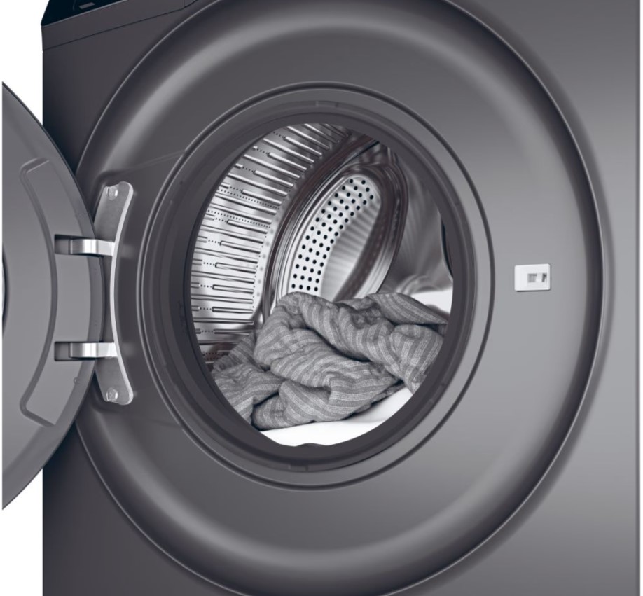 Haier HW90-B14939S8, lavadora libre instalación, inox, 9kg 1400 rpm, Motor Inverter, clase A