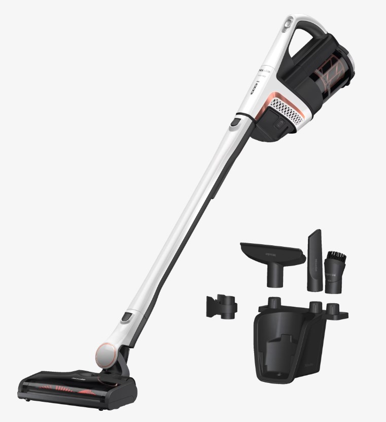Miele Triflex HX2, aspirador escoba sin cable, Twist2open, filtro HEPA, blanco