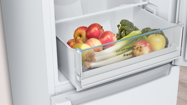 Balay 3KFE560WI, frigorífico combinado, 186x60cm, blanco, clase E