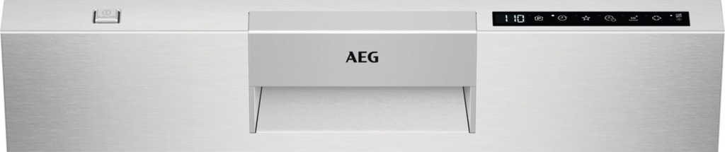 AEG FFB83816PM, lavavajillas, serie 9000, AirDry, 3 bandejas ComFortLift, inox, clase D