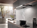 Miele DAS 2620, campana extractora plana, control EasySwitch, CleanCover, acero inox, clase D