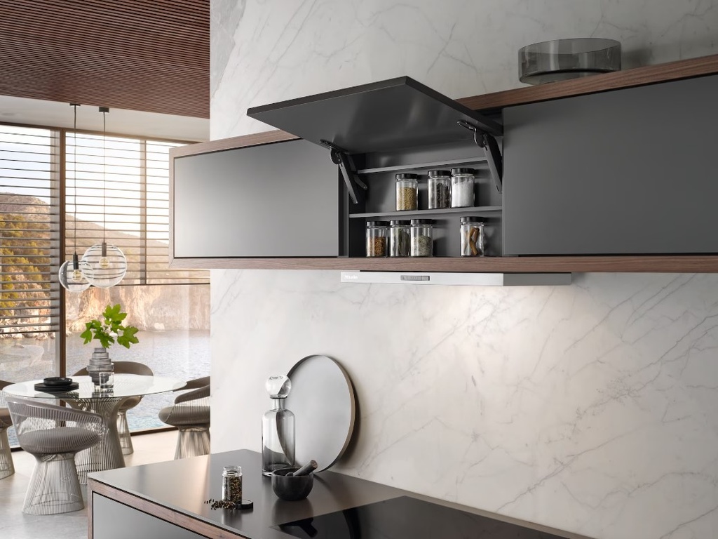 Miele DAS 2620, campana extractora plana, control EasySwitch, CleanCover, acero inox, clase D