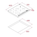 TEKA IZC 63320 MPS, placa inducción, zona XL 32cm,