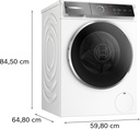 Bosch WGB254A1ES, lavadora de carga frontal, 10gk, 1400rpm, serie 8, clase A