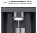 LG GMG961EVKE, frigorífico americano combi, InstaView, negro, clase E