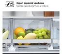 LG GMG961EVKE, frigorífico americano combi, InstaView, negro, clase E