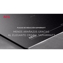 AEG TI63IQ30FZ, placa de inducción, acabado Saphirmatt, 3 zonas de cocción, función puente, Sense Boil&Fry, serie 8000